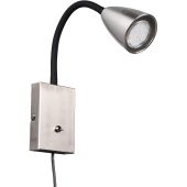 Trio Wanda 202670107 staal kleurige wandspot