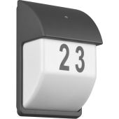 Trio Mersey 212160242 wandlamp met huisnummer stickers