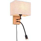 Trio Nilam 212870236 landelijke wandlamp