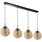 Searchlight Punch 22123-4BK champagne kleurige hanglamp