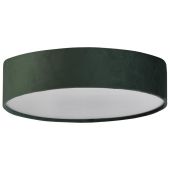 Searchlight Drum 23298-2GR groen fluwelen plafonniere