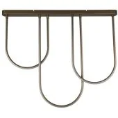 Plafondlamp Chime brons 110cm