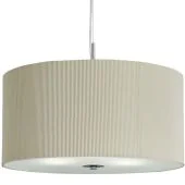Searchlight Drum 2356-60CR creme kleurige hanglamp