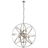 Searchlight Orbit 2478-8AB grote bronzen kroonluchter