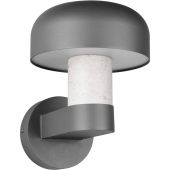 Trio Fraser 262560178 antraciet buitenlamp met beton imitatie