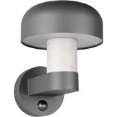 Trio Fraser 262569178 antraciet wandlamp met beton imitatie