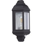 Searchlight Maine 280BK-PIR zwarte buitenlamp met bewegingsmelder