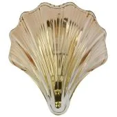 Searchlight Shell 28980SB amber glazen badkamerlamp