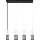 Trio Tosh 304300434 zwart witte hanglamp