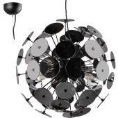 Trio Discalgo 309900657 verchroomd glazen hanglamp
