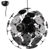 Trio Discalgo 309900657 verchroomd glazen hanglamp