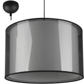 Trio Burton 311400132 hanglamp organza