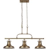 Searchlight Dallas 3193-3AB antiek brons kleurige hanglamp