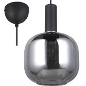 Trio Diva 319800132 chroom verdampt glazen hanglamp