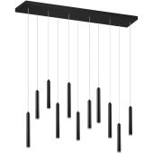 Hanglamp Tubular zwart 115cm