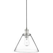 Searchlight Pyramid 3228SS staal kleurige hanglamp