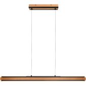 Trio Deacon 326610232 hout met zwarte hanglamp