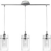 Searchlight Duo 3303-3CC dubbel glazen hanglamp