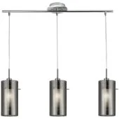 Searchlight Duo 3303-3SM rookglazen hanglamp