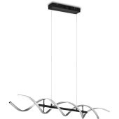 Trio Sequence 341810205 aluminium hanglamp gedraaid