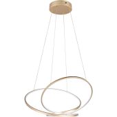 Trio Darvin 349119179 goud kleurige hanglamp met bogen