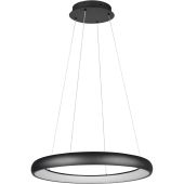 Trio Cardona 349617532 zwarte ringvormige hanglamp
