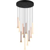 Trio Fiato 352091117 hanglamp met diverse bruin tinten