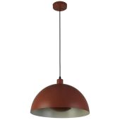 Hanglamp Mars 35410OR oranje hanglamp met creme binnenzijde