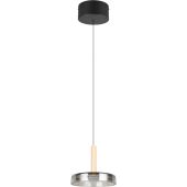 Trio Celeste 354910132 verchroomd glazen hanglamp