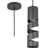 Trio Stream 364000132 mat zwarte hanglamp