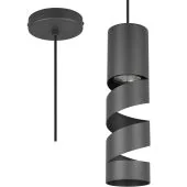 Trio Stream 364000132 mat zwarte hanglamp