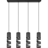 Trio Stream 364000432 zwarte hanglamp