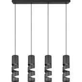 Trio Stream 364000432 zwarte hanglamp