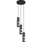 Trio Stream 364030332 mat zwarte hanglamp