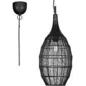 Trio Soraya 365420132 zwarte hanglamp van metaaldraad