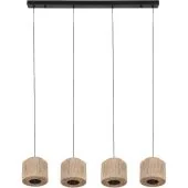 Trio Smilla 366800436 hanglamp van jute