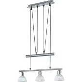 Trio Levisto 371010307 staal kleurige hanglamp