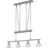 Trio Levisto 371010407 staal kleurige hanglamp