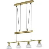 Trio Levisto 371010408 mat messing hanglamp