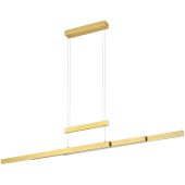 Trio Trajan 375310508 messing kleurige hanglamp