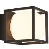 Searchlight Athens 38141BK zwarte wandlamp