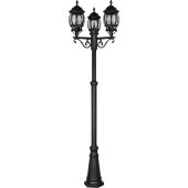 Trio Elvo 406960332 zwarte lantaarnpaal