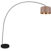 Trio Mansur 419200141 taupe kleurige booglamp