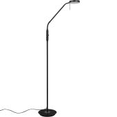 Trio Monza 423310132 mat zwarte staande leeslamp