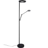 Uplighter Barry zwart 181cm