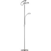 Trio Split 424910207 staal kleurige uplighter