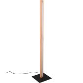 Trio Bellari 426410130 houten vloerlamp met vier stappen dimmer