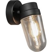 Konstsmide Vega 429-750 mat zwarte wandlamp