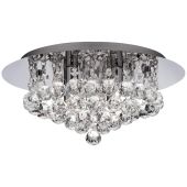 Searchlight Hanna 4404-4CC-LED kristallen badkamer plafondlamp