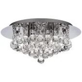 Searchlight Hanna 4404-4CC-LED kristallen badkamer plafondlamp